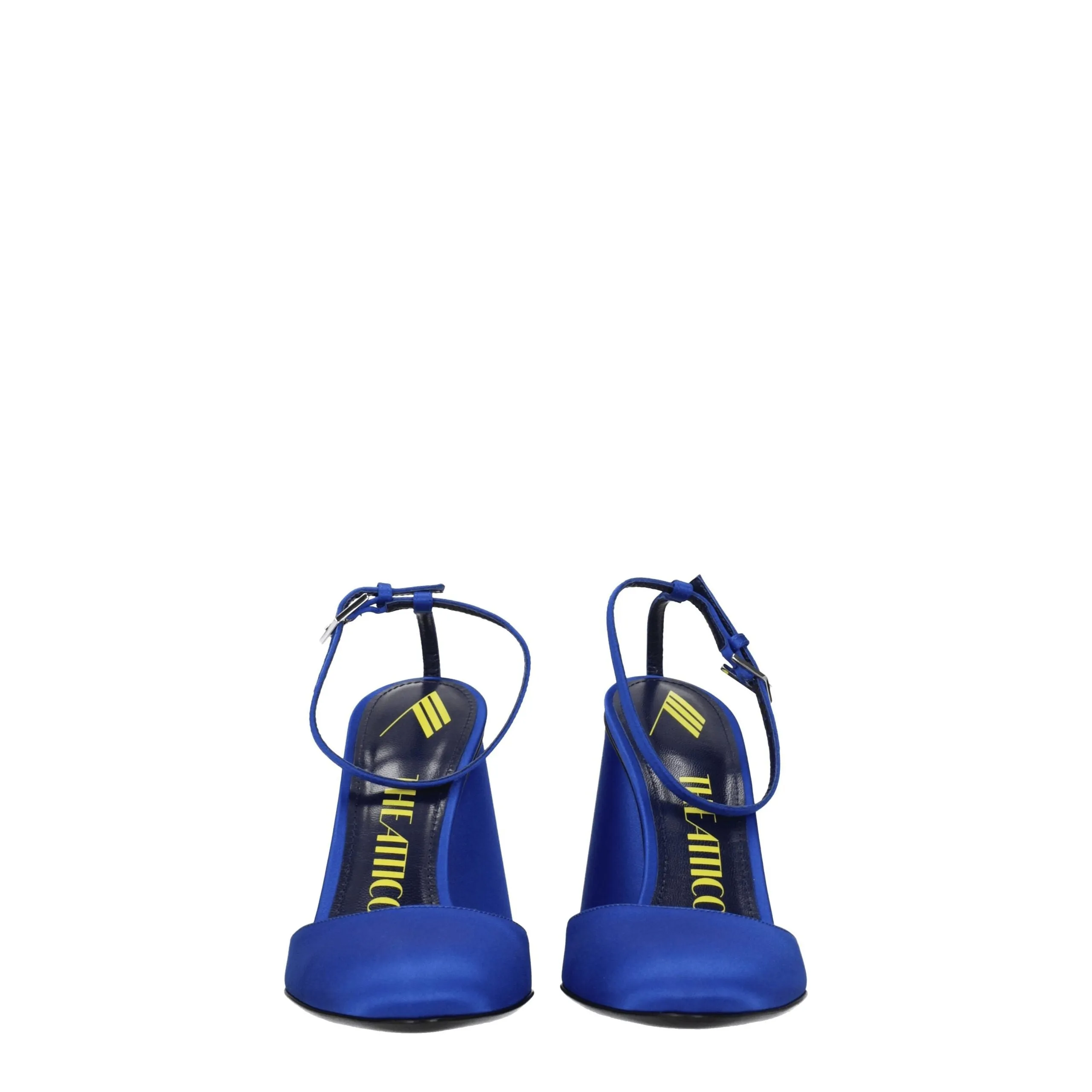 The Attico Blue Satin Platform Sandals sold by Siebentaschen product image thumbnail 3