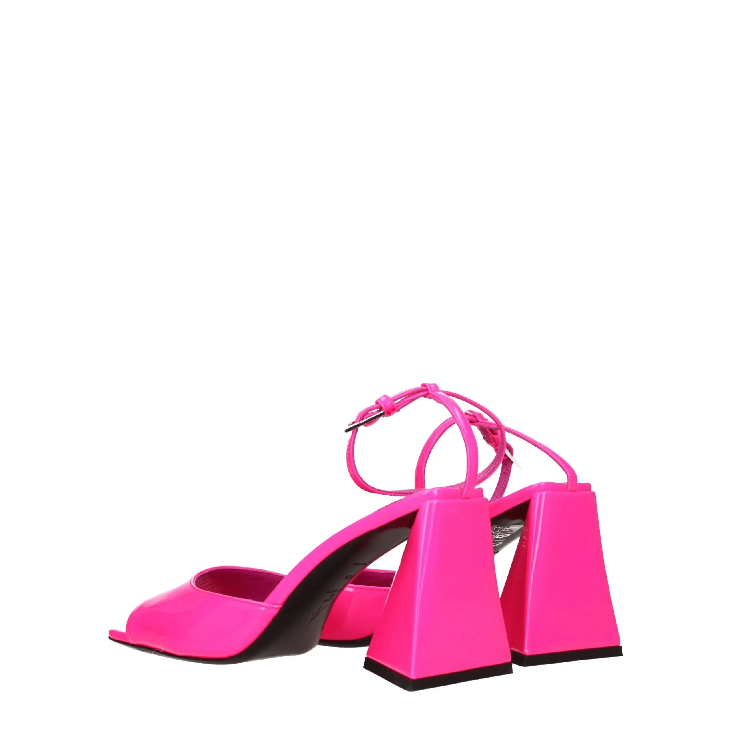 The Attico Pink Leather Stiletto Heel Sandals sold by Siebentaschen product image thumbnail 4