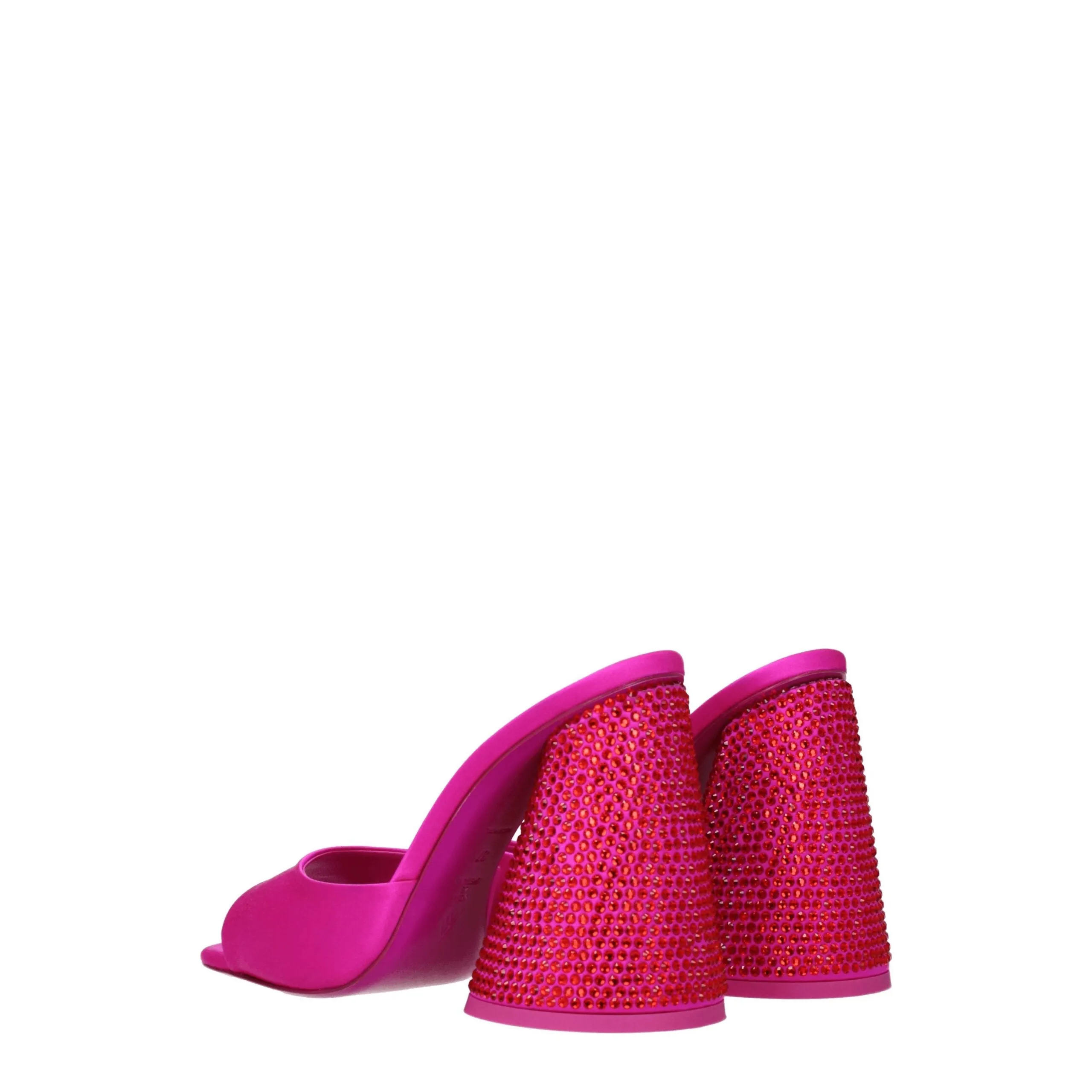 The Attico Pink Satin Platform Sandals sold by Siebentaschen product image thumbnail 4