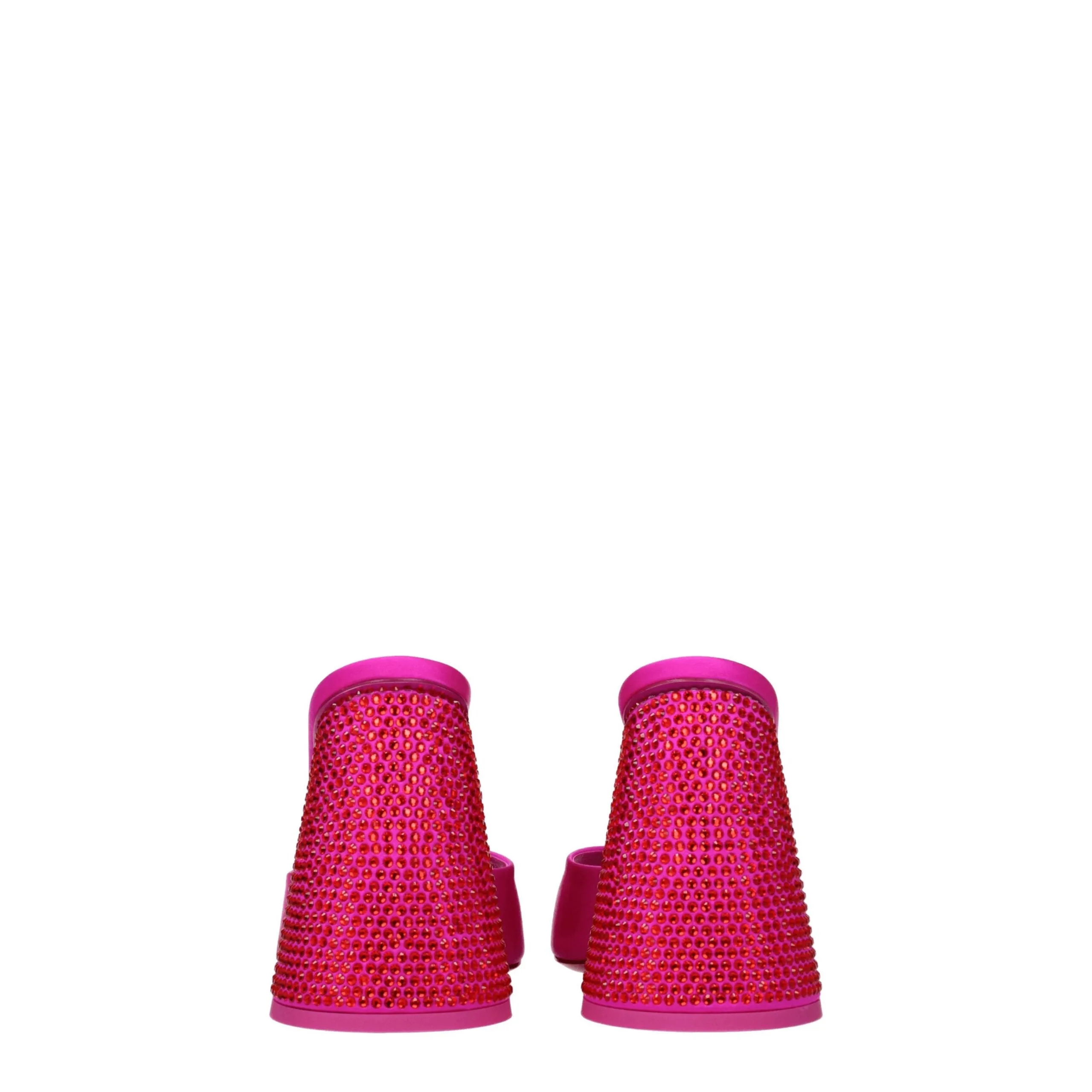 The Attico Pink Satin Platform Sandals sold by Siebentaschen product image thumbnail 5