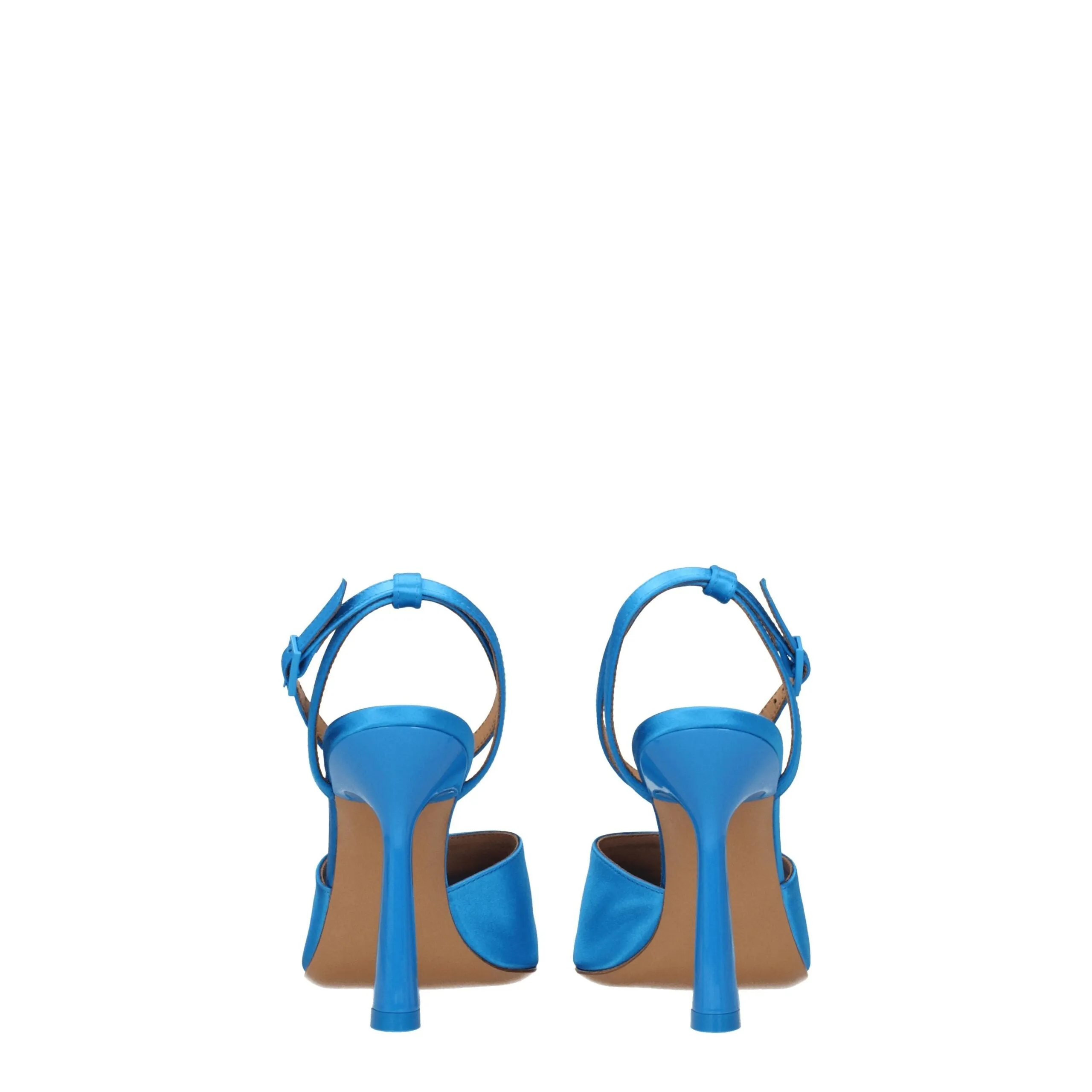 Off-White Blue Satin Stiletto Heel Sandals sold by Siebentaschen product image thumbnail 5