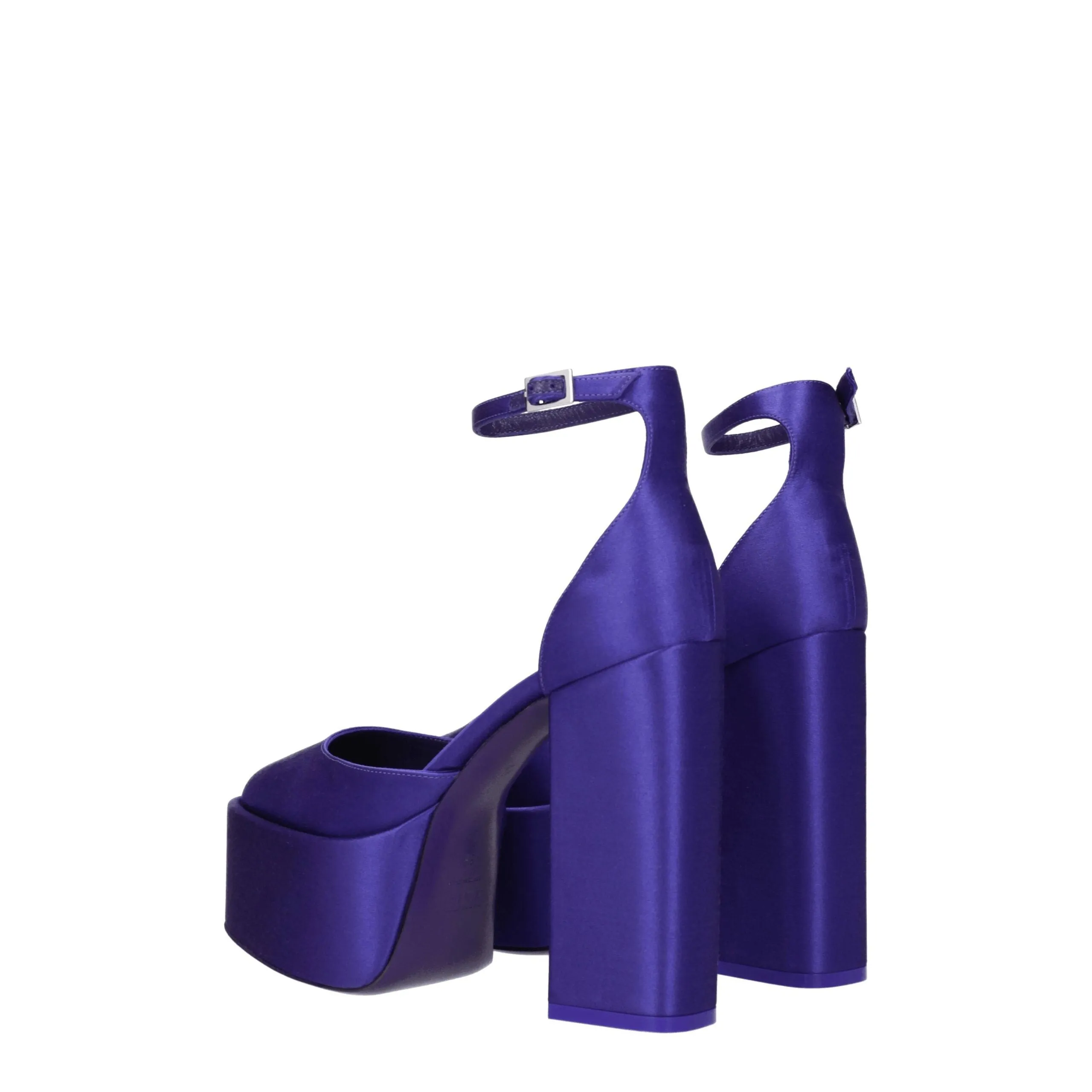 Paris Texas Purple Satin Platform Sandals sold by Siebentaschen product image thumbnail 4