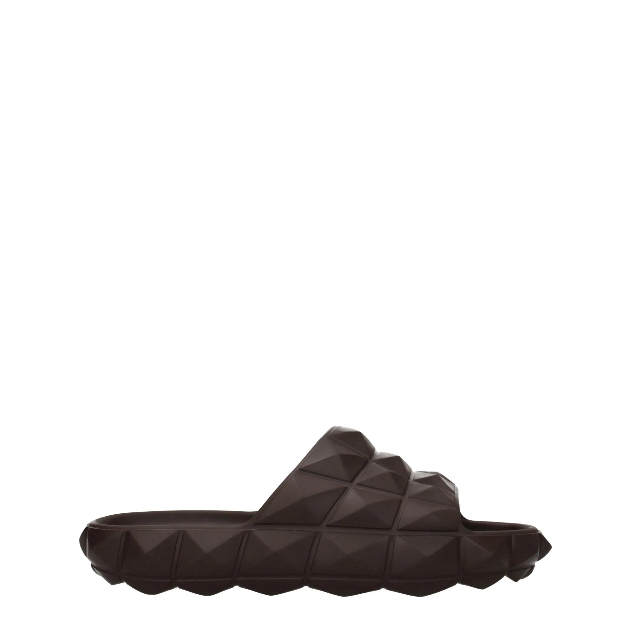 Valentino Garavani Brown Cotton Slippers sold by Siebentaschen