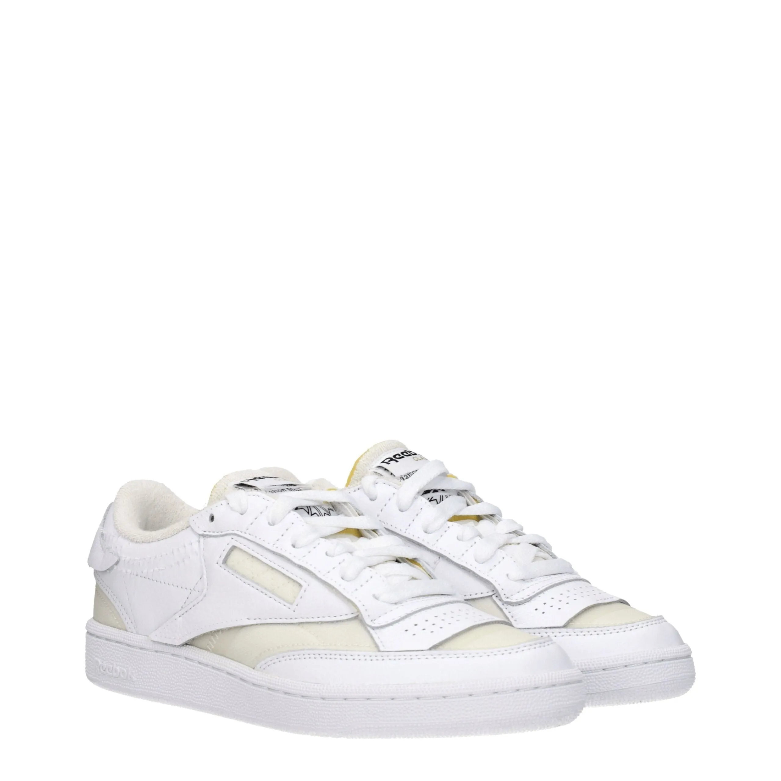 Maison Margiela White Fabric Low Top Sneakers sold by Siebentaschen product image thumbnail 2