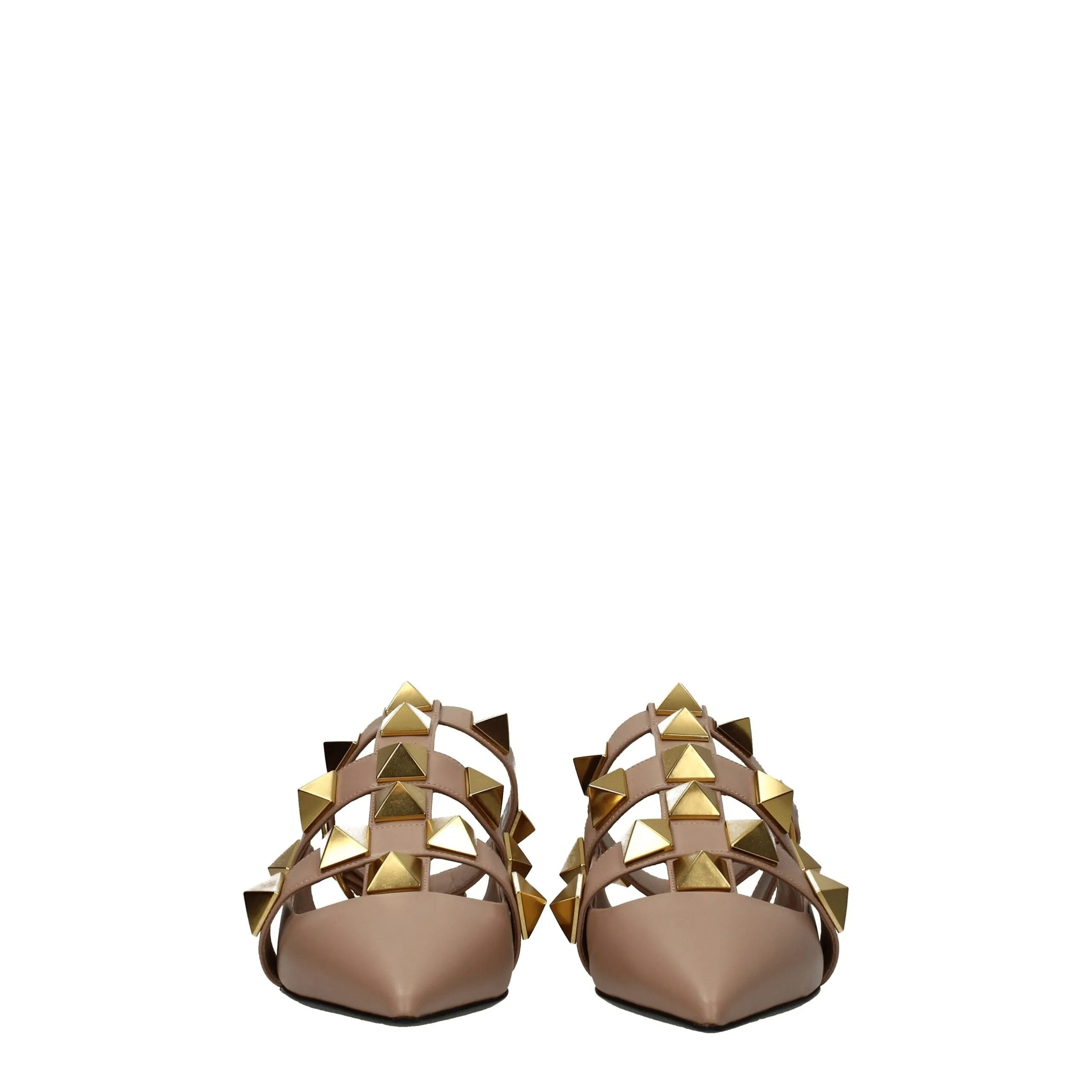 Valentino Garavani Pink Leather Flat Sandals sold by Siebentaschen product image thumbnail 3