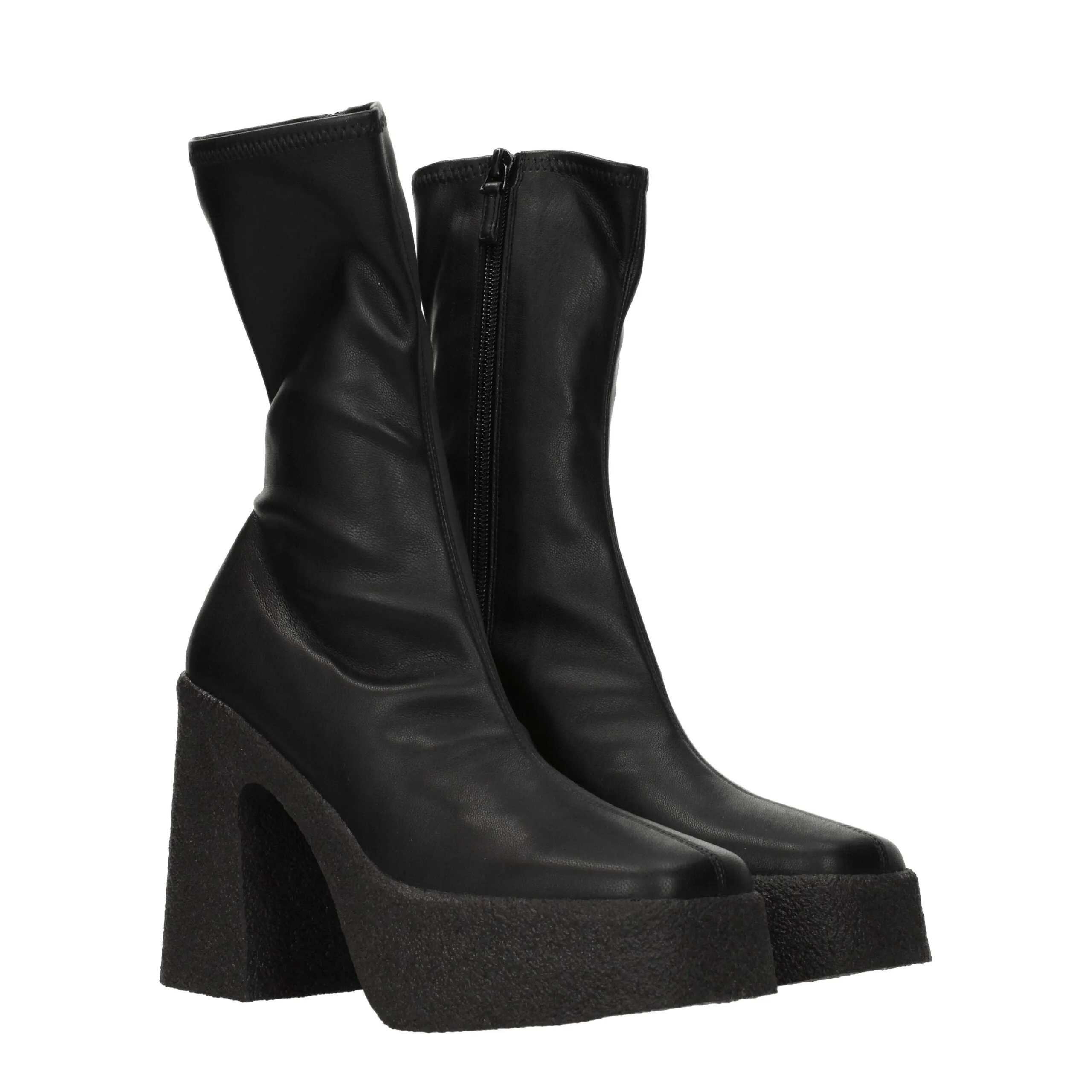 Stella McCartney Black Leather Ankle Boots sold by Siebentaschen product image thumbnail 2