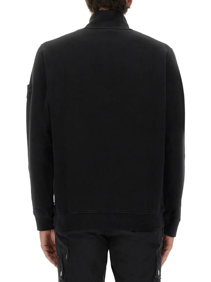 Stone Island ZIPPERED SWEATSHIRT WITH LOGO sold by Siebentaschen product image thumbnail 3