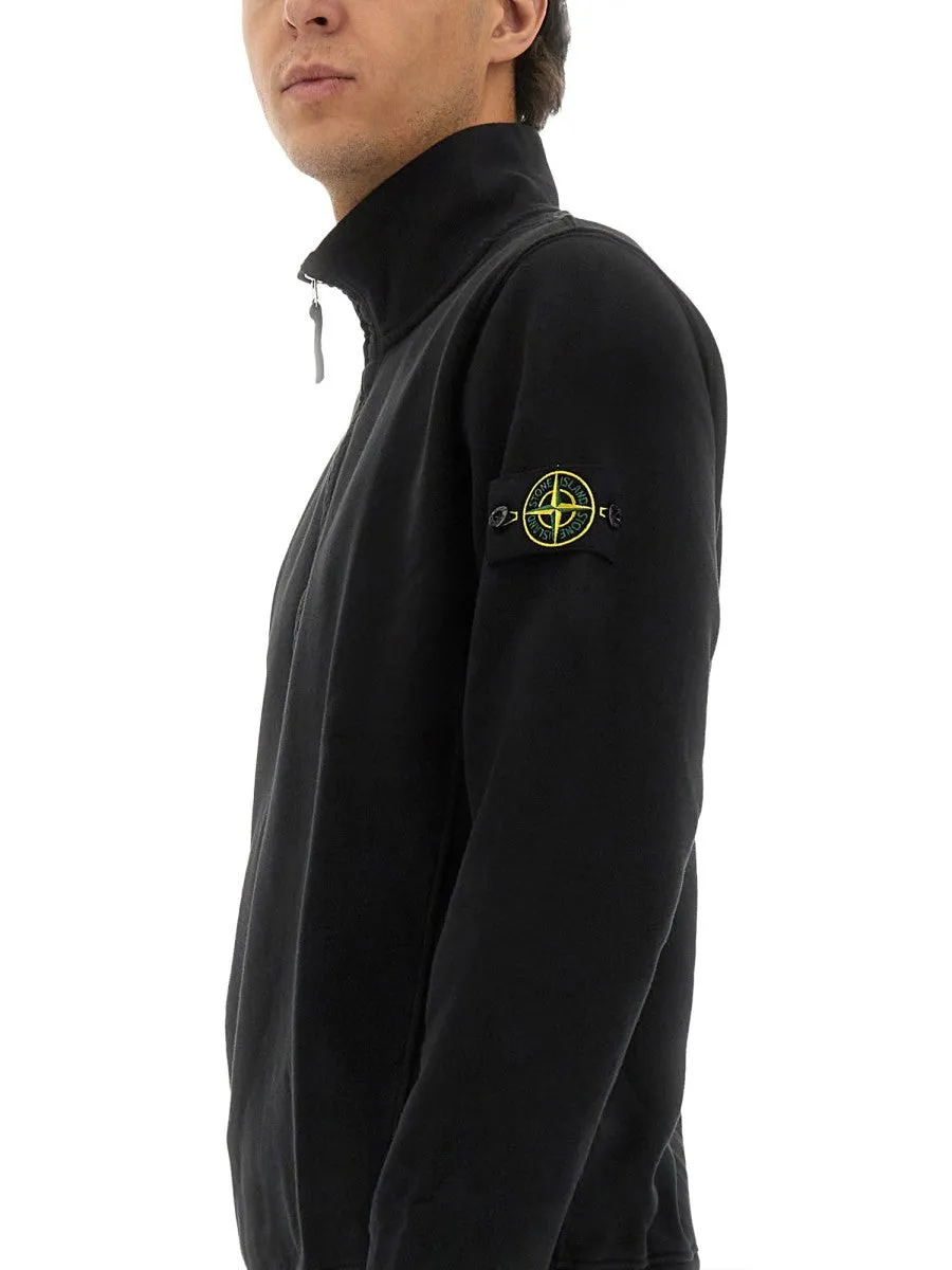 Stone Island ZIPPERED SWEATSHIRT WITH LOGO sold by Siebentaschen product image thumbnail 4