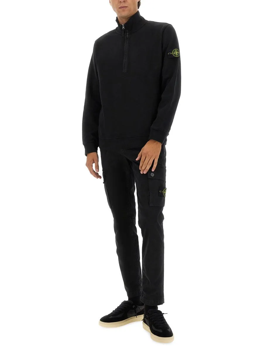 Stone Island ZIPPERED SWEATSHIRT WITH LOGO sold by Siebentaschen product image thumbnail 2