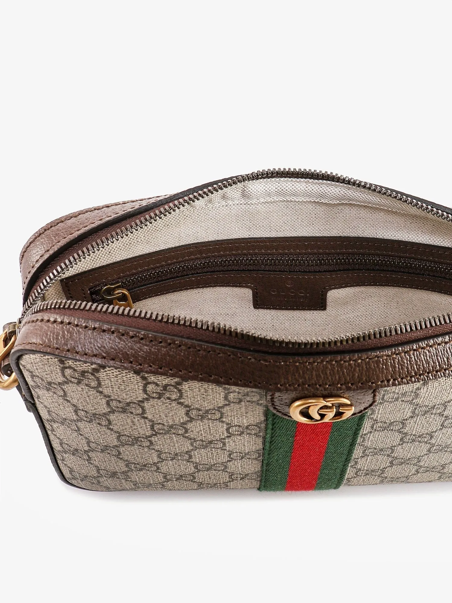 Gucci Ophidia GG Supreme Fabric and leather crossbody bag sold by Siebentaschen product image thumbnail 5