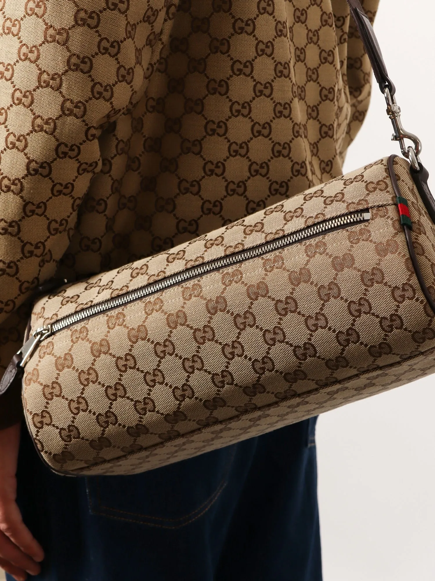 Gucci GG Fabric cylindrical crossbody bag sold by Siebentaschen product image thumbnail 2