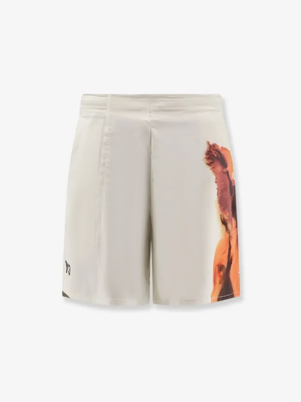 ADIDAS Y-3 Technical fabric bermuda shorts made by Siebentaschen