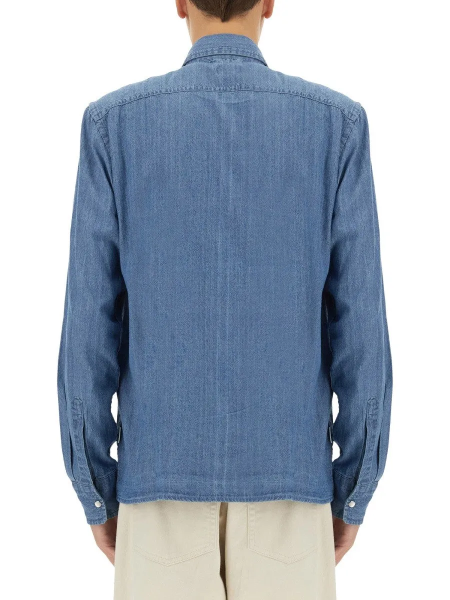 ASPESI DENIM "WEST" SHIRT sold by Siebentaschen product image thumbnail 3
