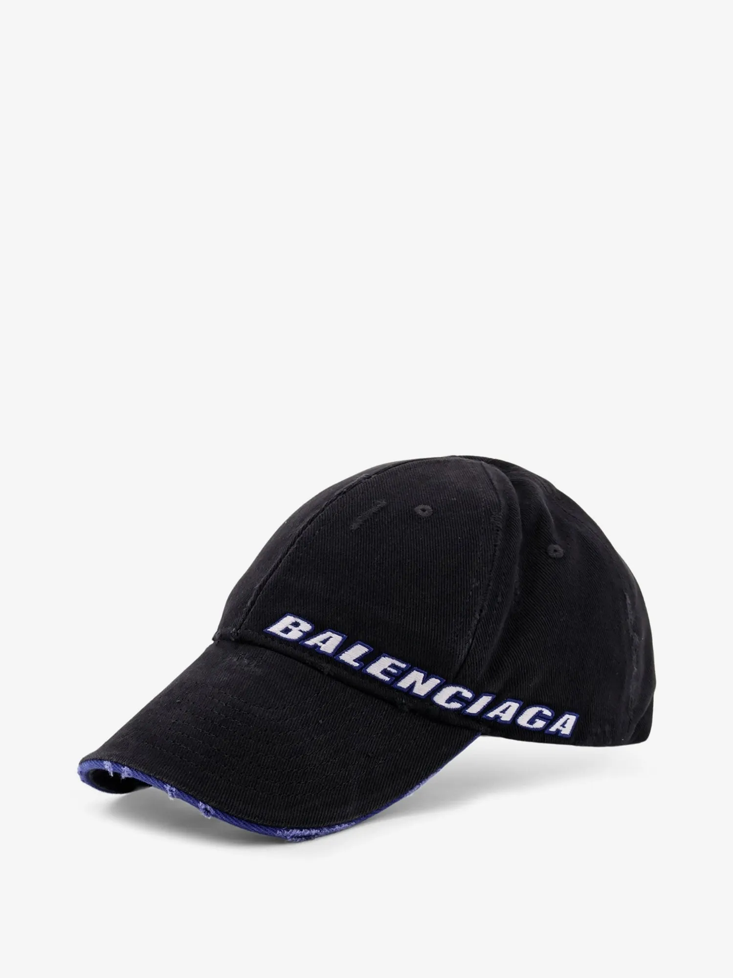 Balenciaga Cotton baseball hat with distressed effect sold by Siebentaschen product image thumbnail 2