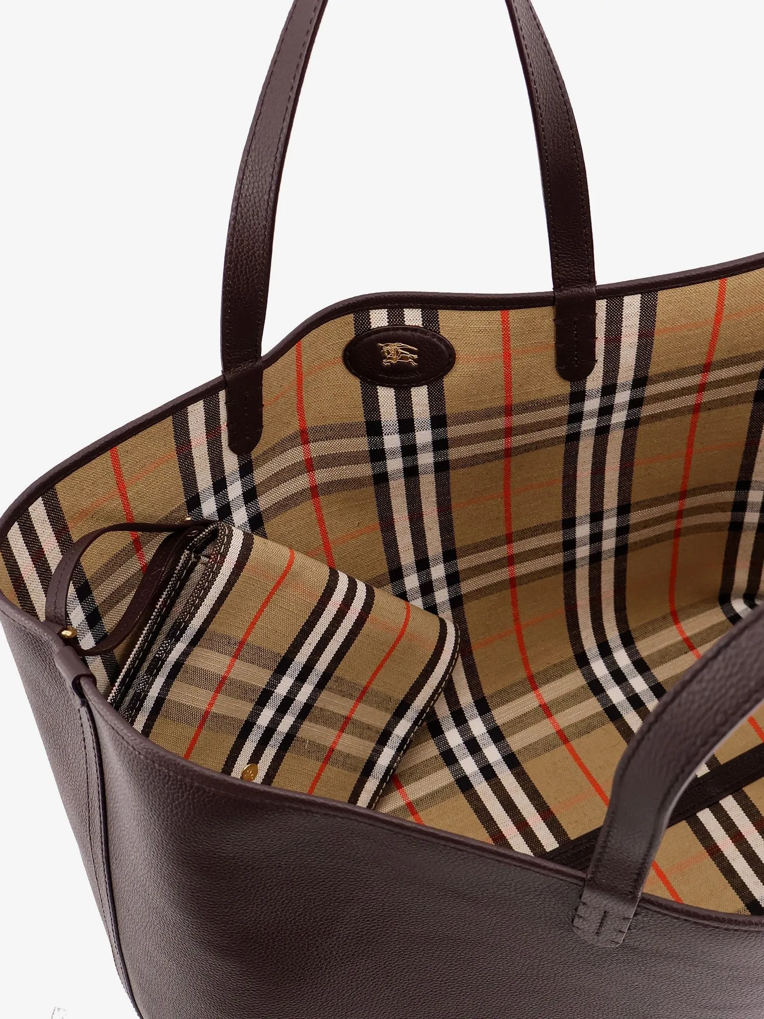 Burberry Reversible shopping bag with check pattern sold by Siebentaschen product image thumbnail 5