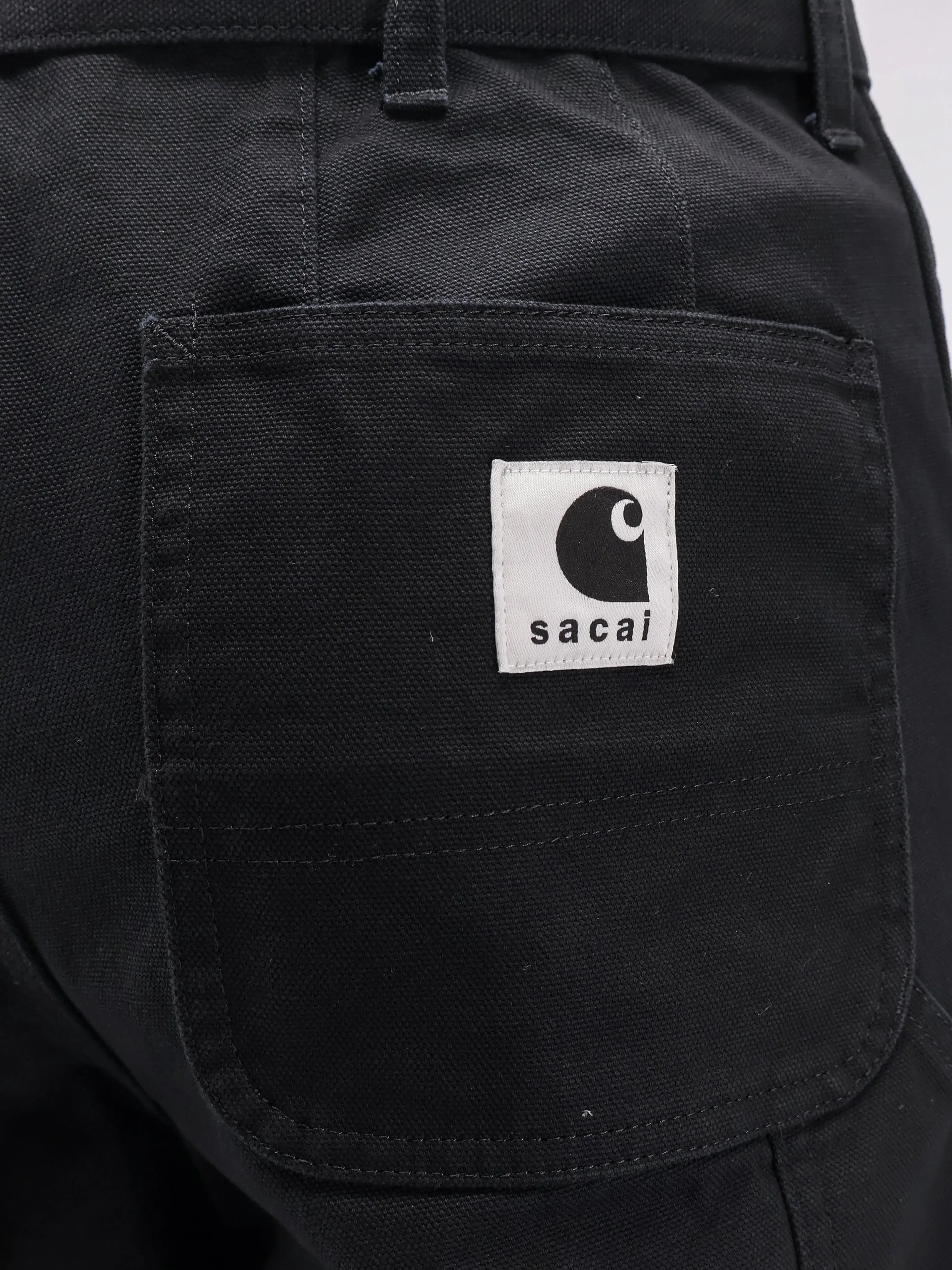 SACAI X CARHARTT WIP Carhartt WIP Duck cotton trousers sold by Siebentaschen product image thumbnail 3