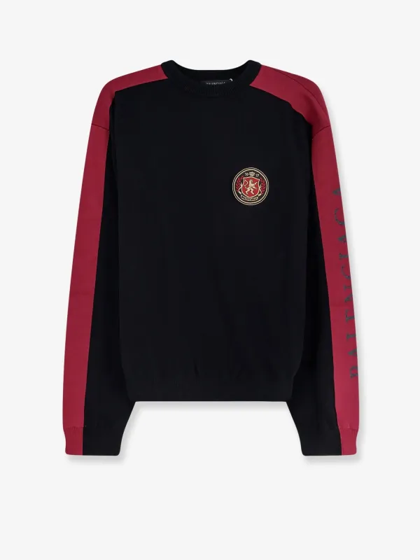 Balenciaga Cotton sweater with logo on the front sold by Siebentaschen