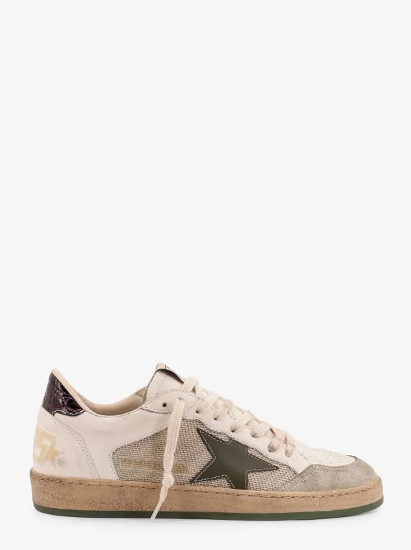 Golden Goose Deluxe Brand Ball Star Double Quarter low-top leather sneakers with used effect sold by Siebentaschen