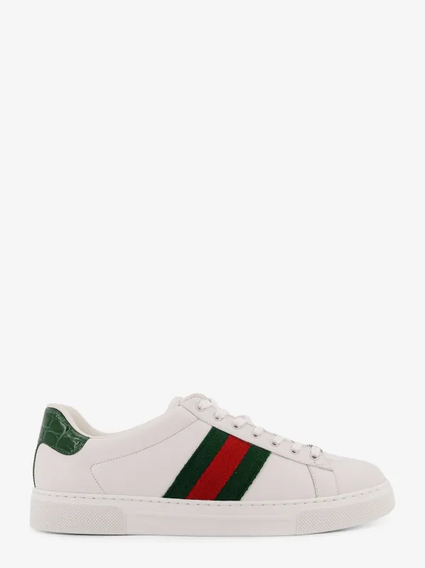 Gucci Ace low-top leather sneakers sold by Siebentaschen