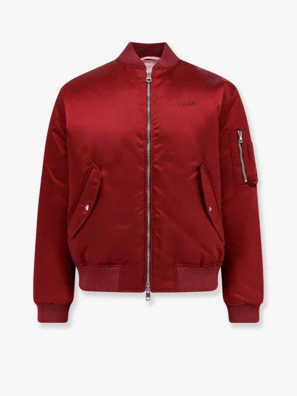 Gucci Nylon bomber jacket sold by Siebentaschen