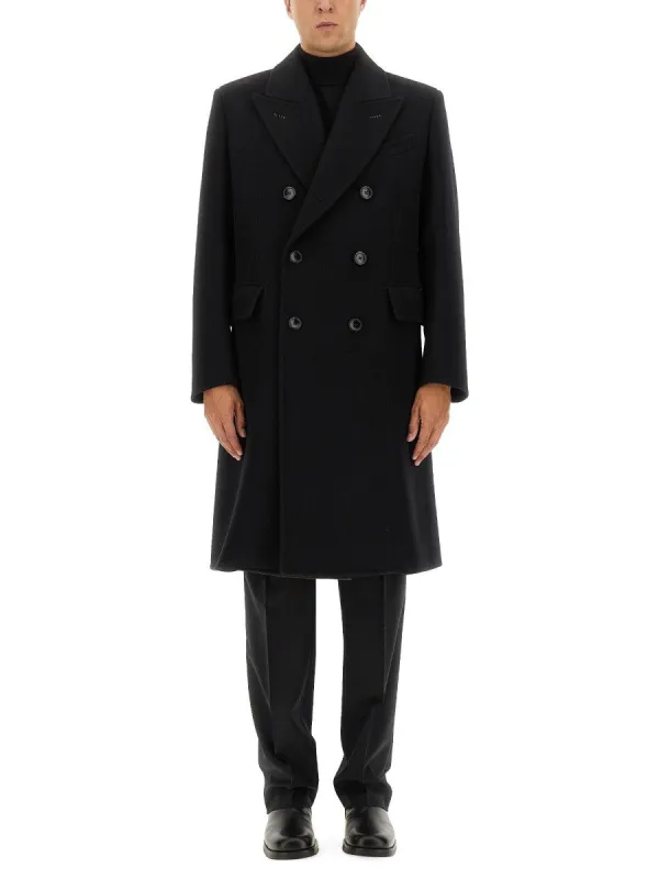 TOM FORD DOUBLE-BREASTED COAT sold by Siebentaschen