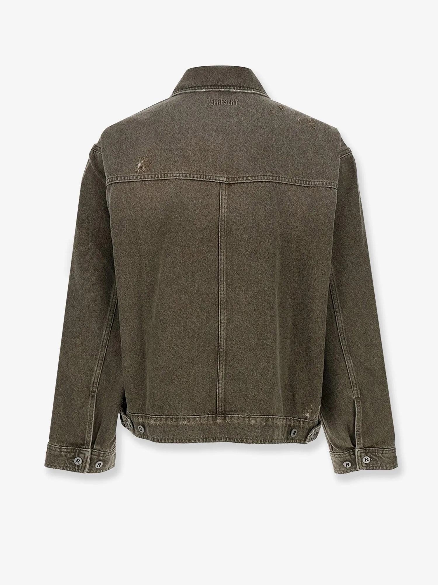 Represent Denim jacket with distressed effect sold by Siebentaschen product image thumbnail 2