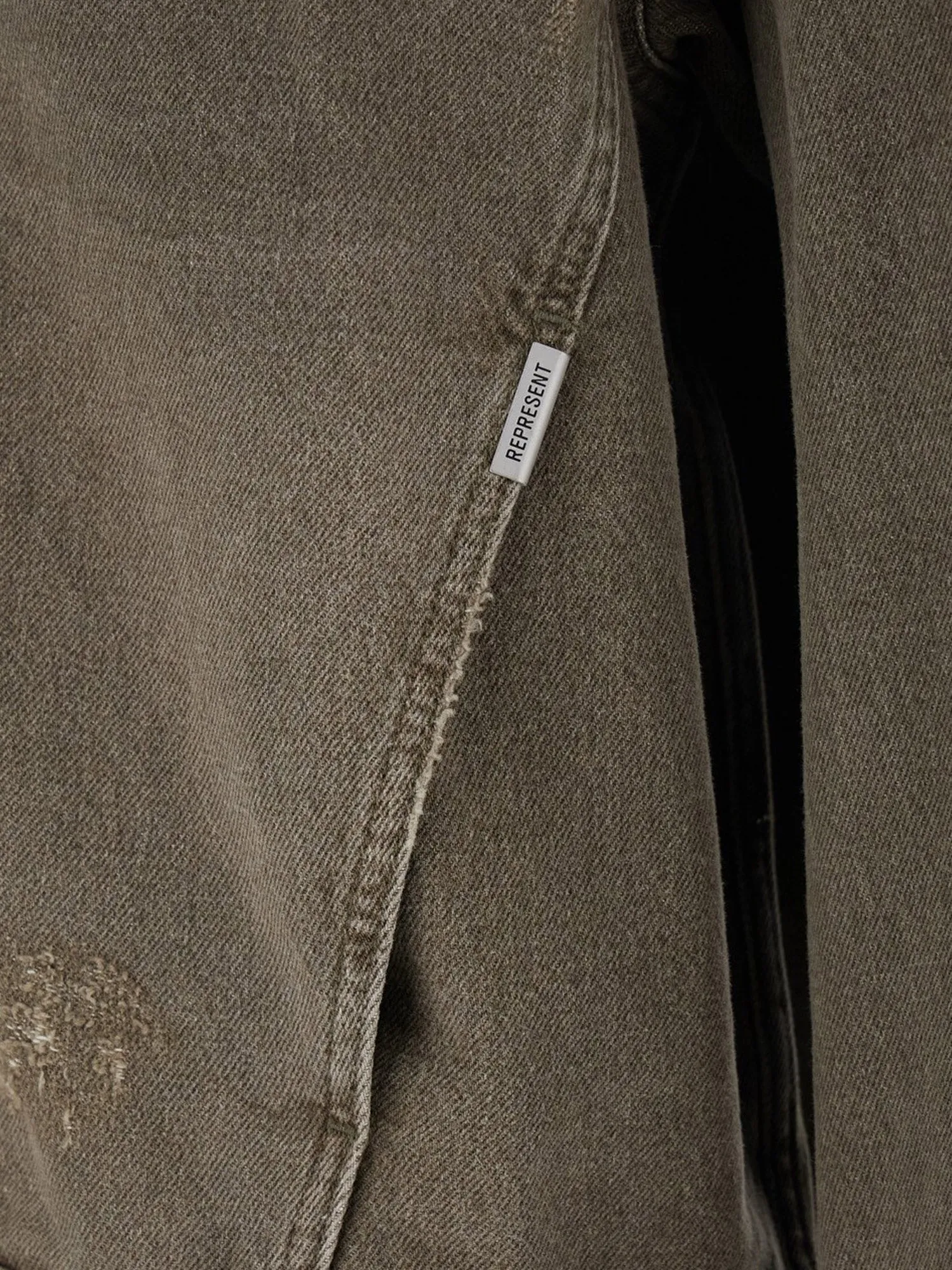 Represent Denim jacket with distressed effect sold by Siebentaschen product image thumbnail 3