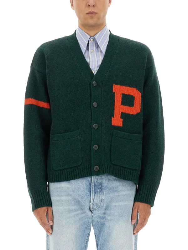 Polo Ralph Lauren CARDIGAN WITH MAXI LETTER sold by Siebentaschen