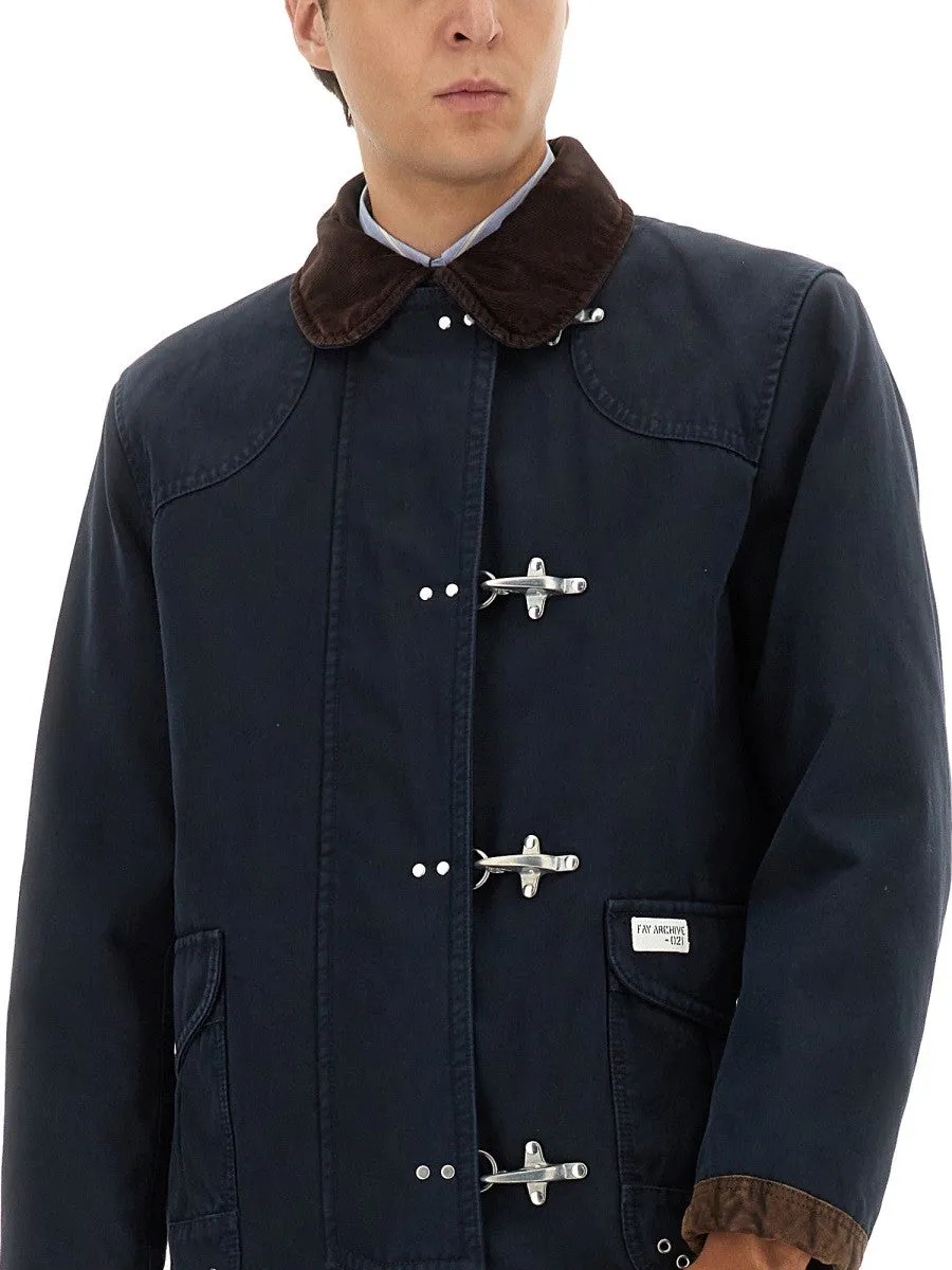 FAY "4 HOOKS" JACKET sold by Siebentaschen product image thumbnail 4