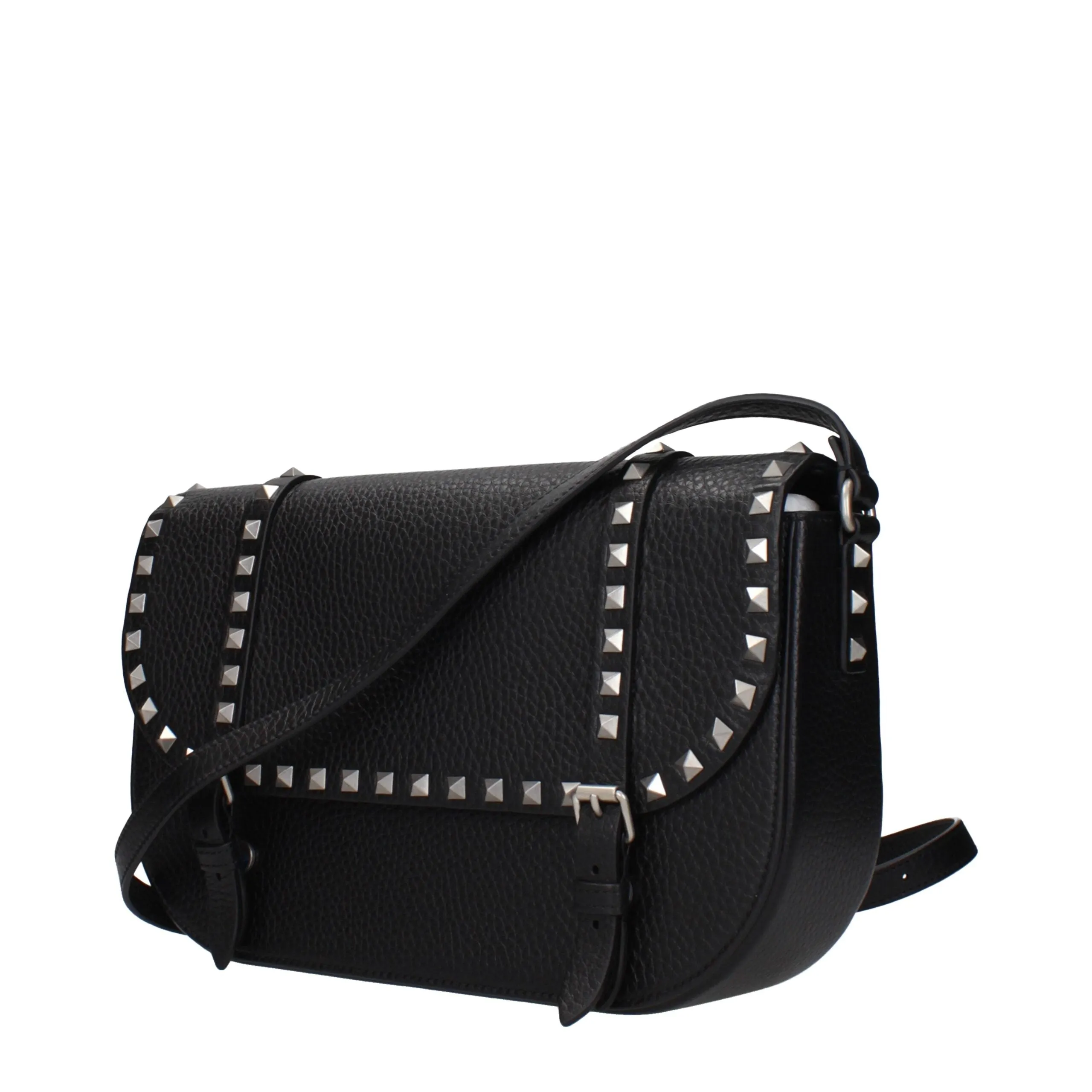 Valentino Garavani Black Leather Crossbody Bag sold by Siebentaschen product image thumbnail 2