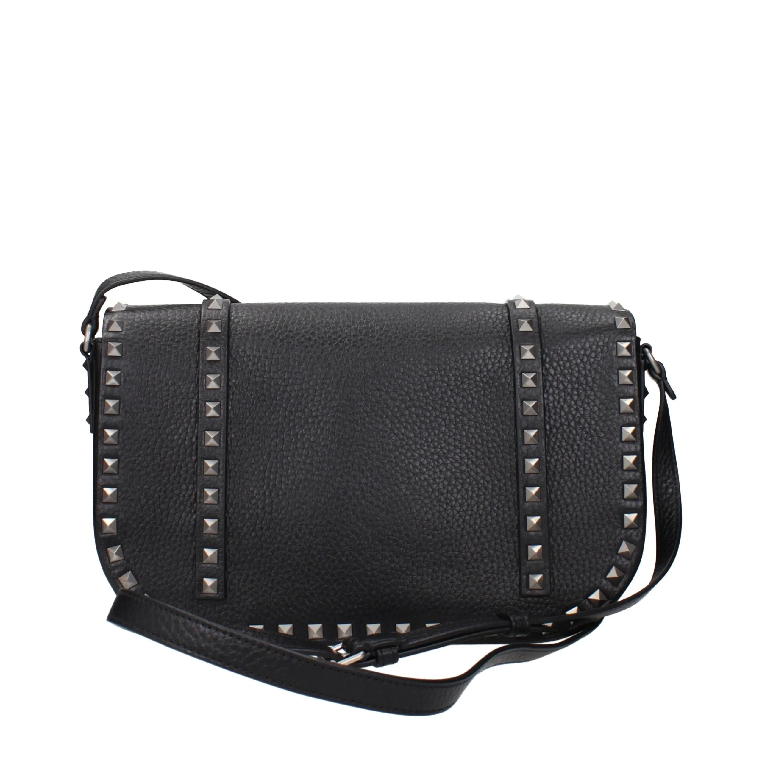 Valentino Garavani Black Leather Crossbody Bag sold by Siebentaschen product image thumbnail 3