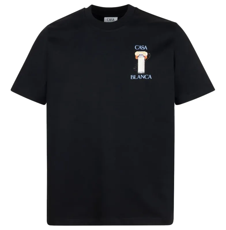 Casablanca T-shirt & Top Black Man sold by Siebentaschen