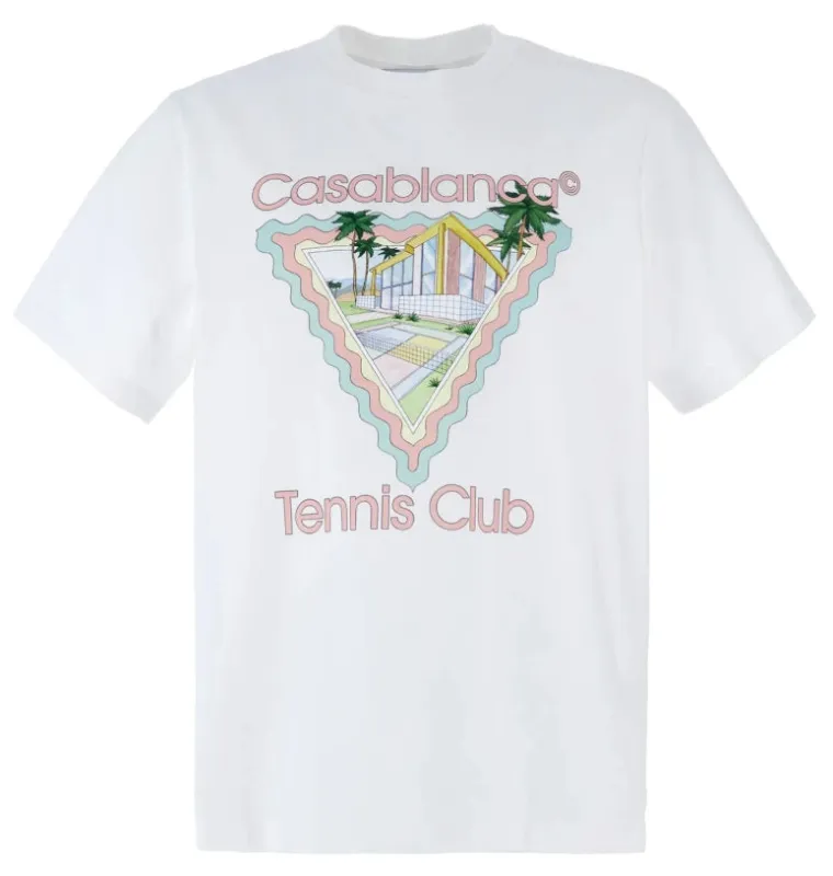 Casablanca T-shirt & Top White Man sold by Siebentaschen