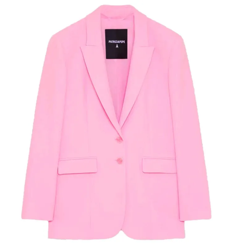 Patrizia Pepe Formal Jacket Pink Woman sold by Siebentaschen