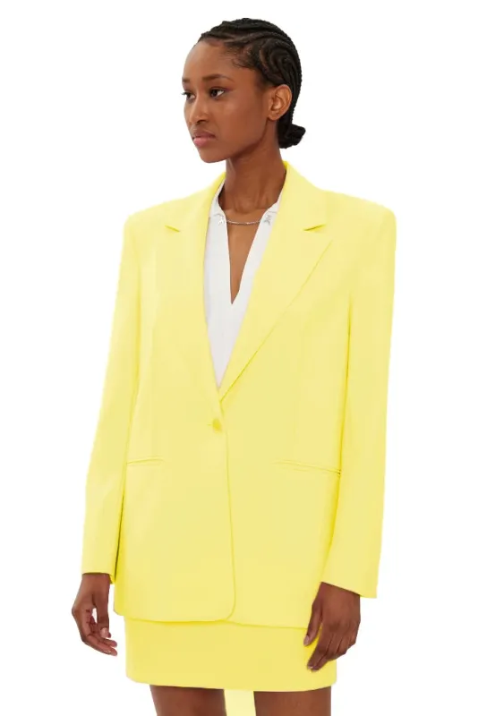 Patrizia Pepe Formal Jacket Yellow Woman sold by Siebentaschen