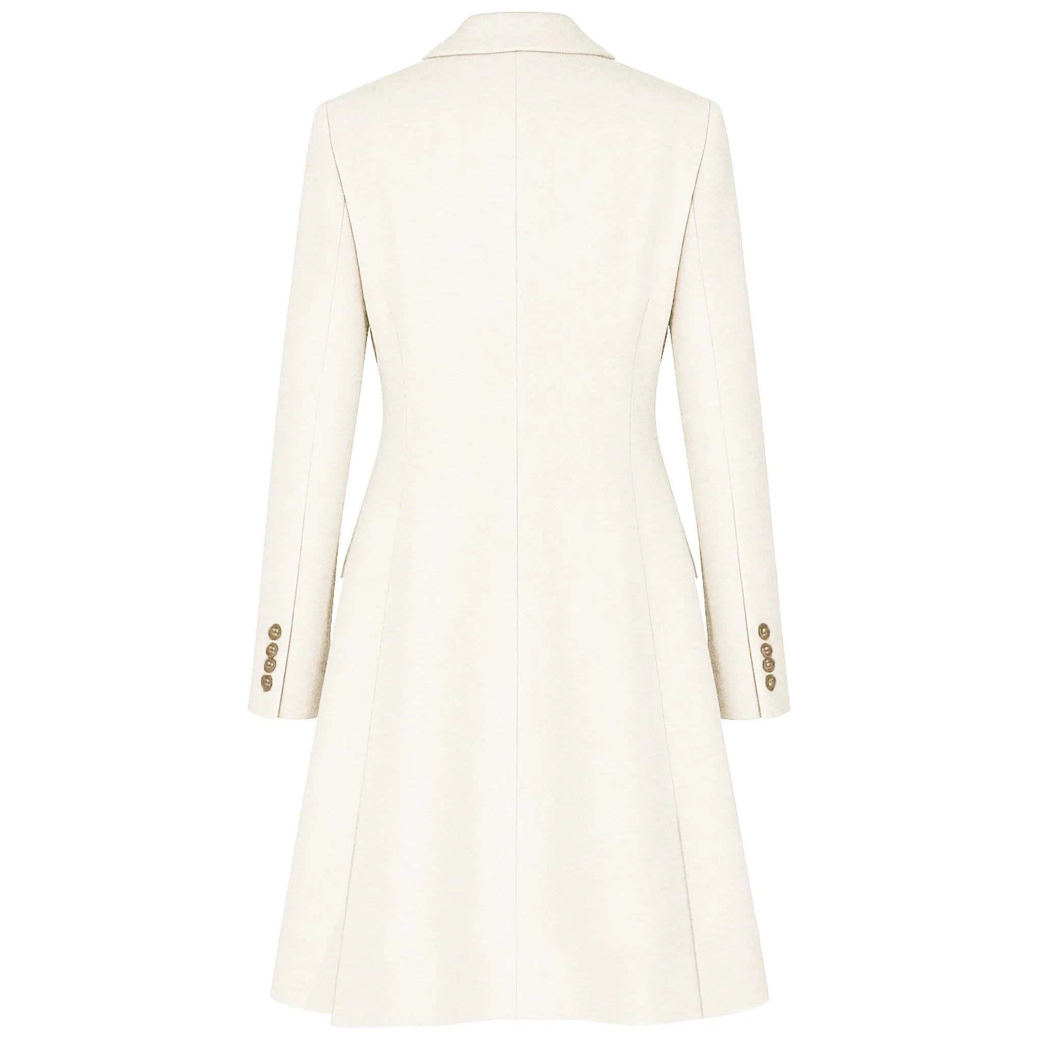 Loro Piana Fabric Coats White Woman sold by Siebentaschen product image thumbnail 2