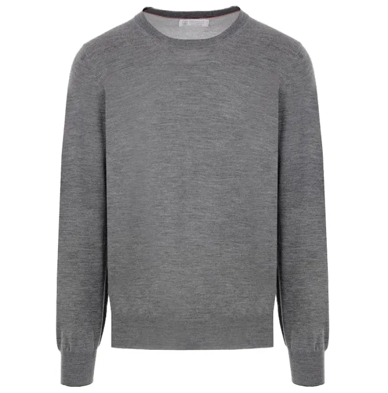 Brunello Cucinelli Sweaters Grey Man sold by Siebentaschen