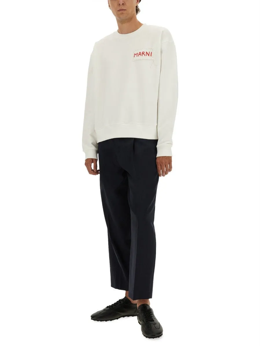 Marni SWEATSHIRT WITH LOGO PATCH sold by Siebentaschen product image thumbnail 2