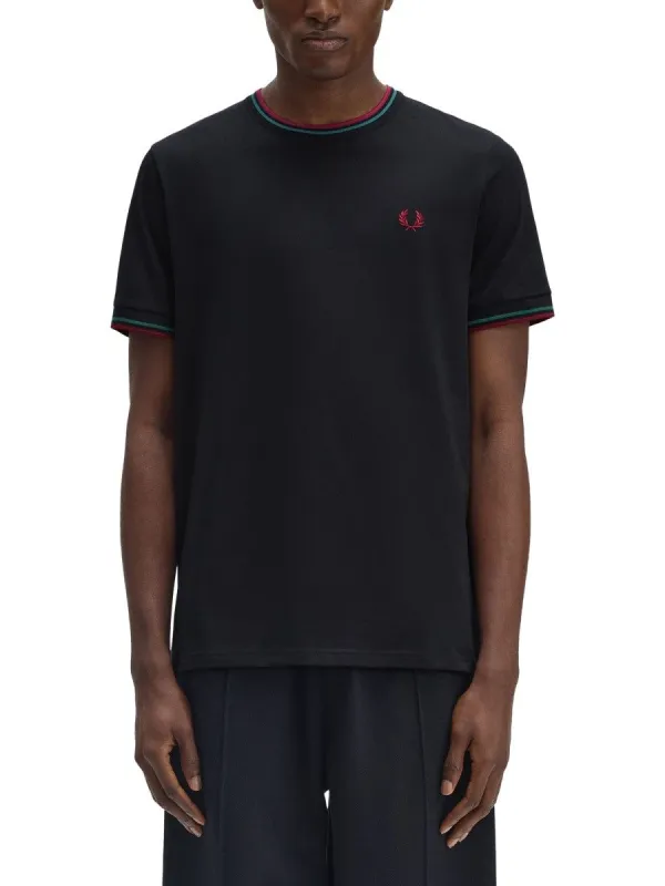 FRED PERRY DOUBLE STRIPE T-SHIRT sold by Siebentaschen
