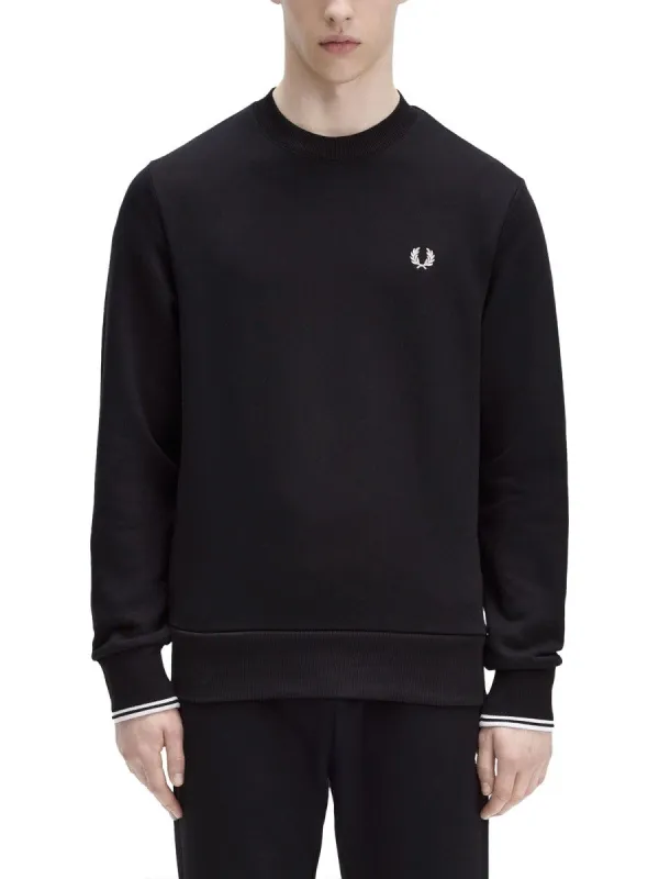 FRED PERRY SWEATSHIRT WITH LOGO sold by Siebentaschen