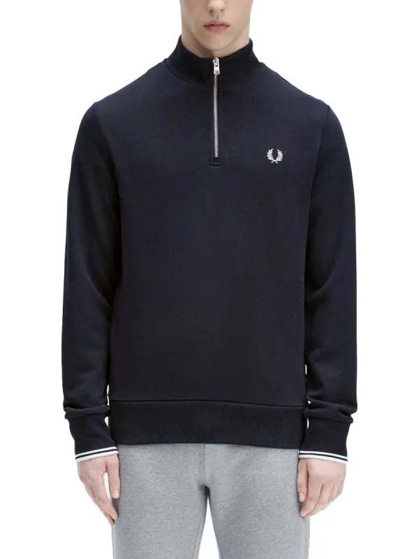 FRED PERRY HALF ZIPPER SWEATSHIRT made by Fred Perry