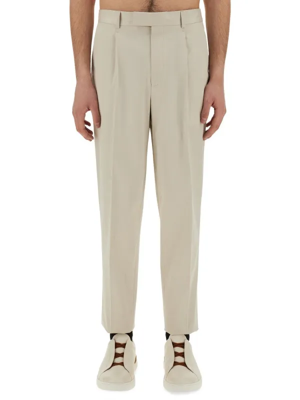 Zegna PANTS WITH PLEAT sold by Siebentaschen