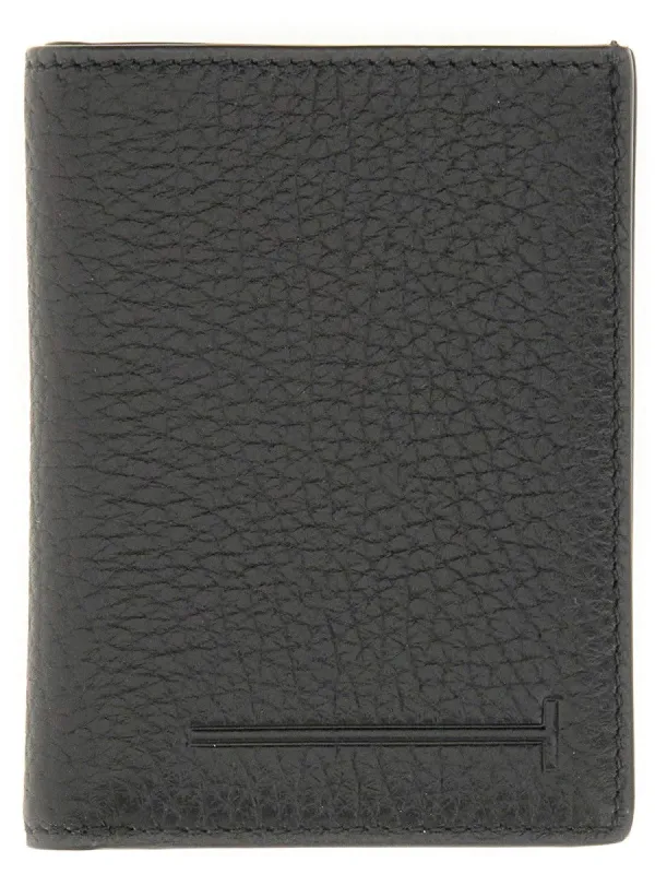 TOM FORD LEATHER "T" WALLET sold by Siebentaschen