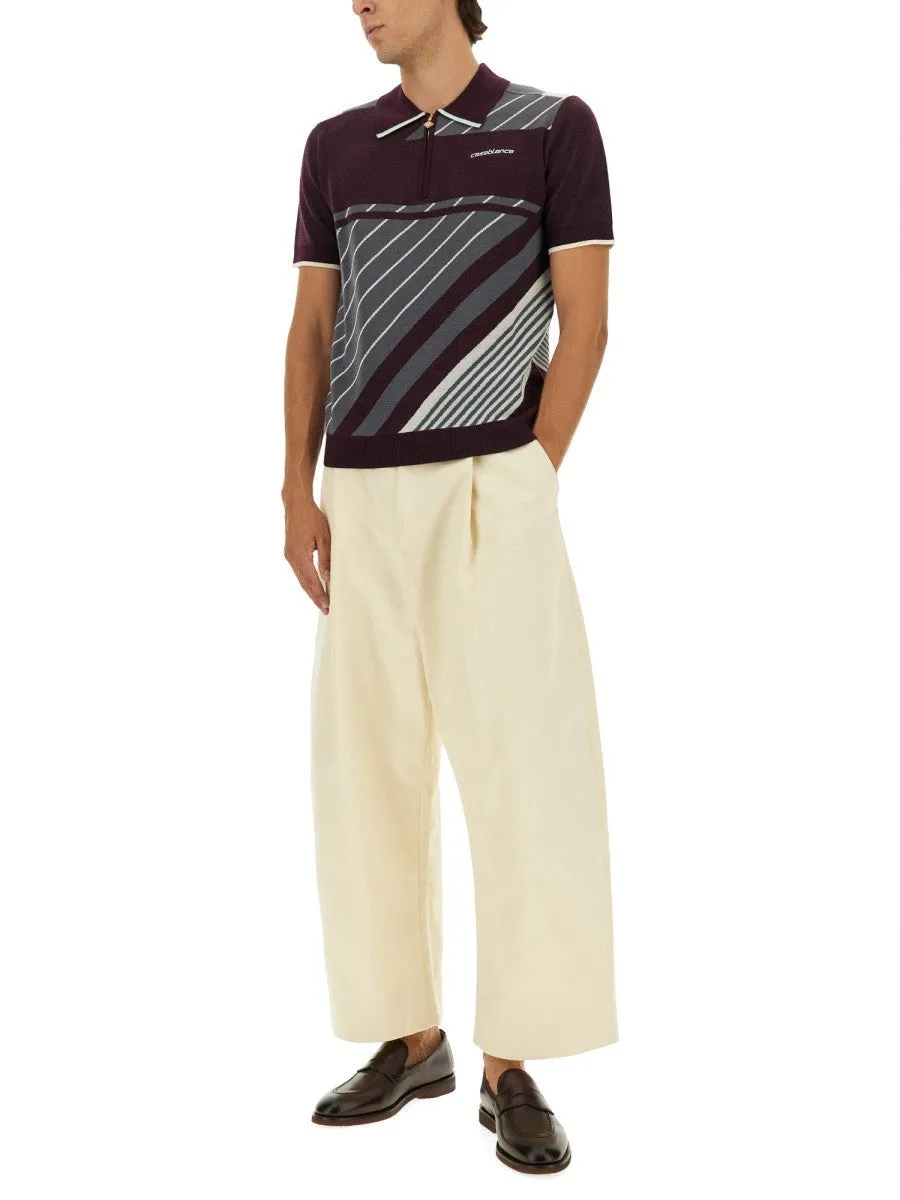 CASABLANCA "DIAGONAL" TENNIS POLO SHIRT sold by Siebentaschen product image thumbnail 2