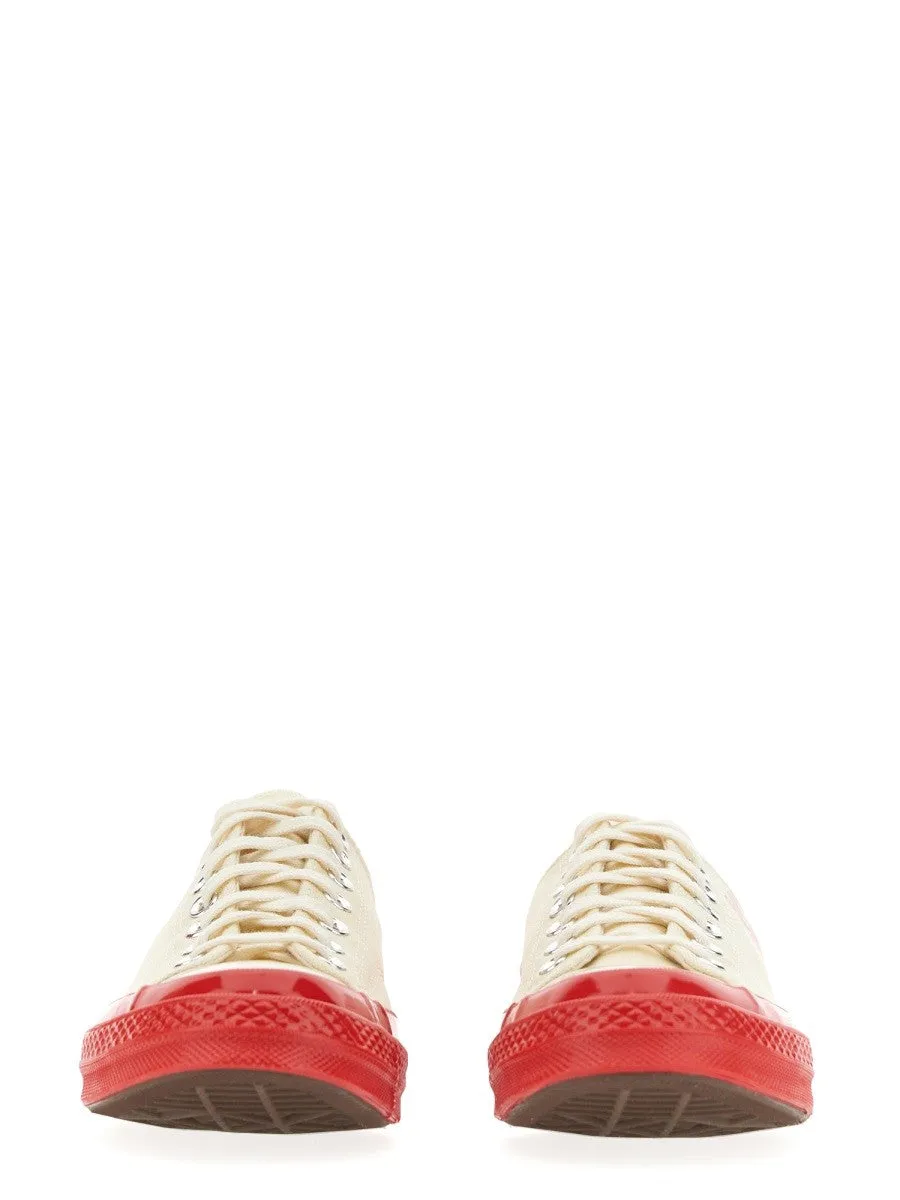 COMME DES GARCONS PLAY CONVERSE HEART PRINT SNEAKER sold by Siebentaschen product image thumbnail 4