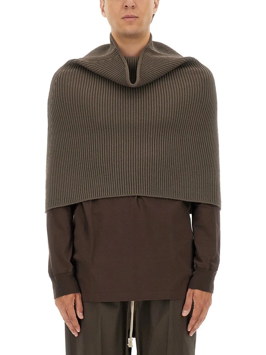 RICK OWENS KNITTED CAPE sold by Siebentaschen