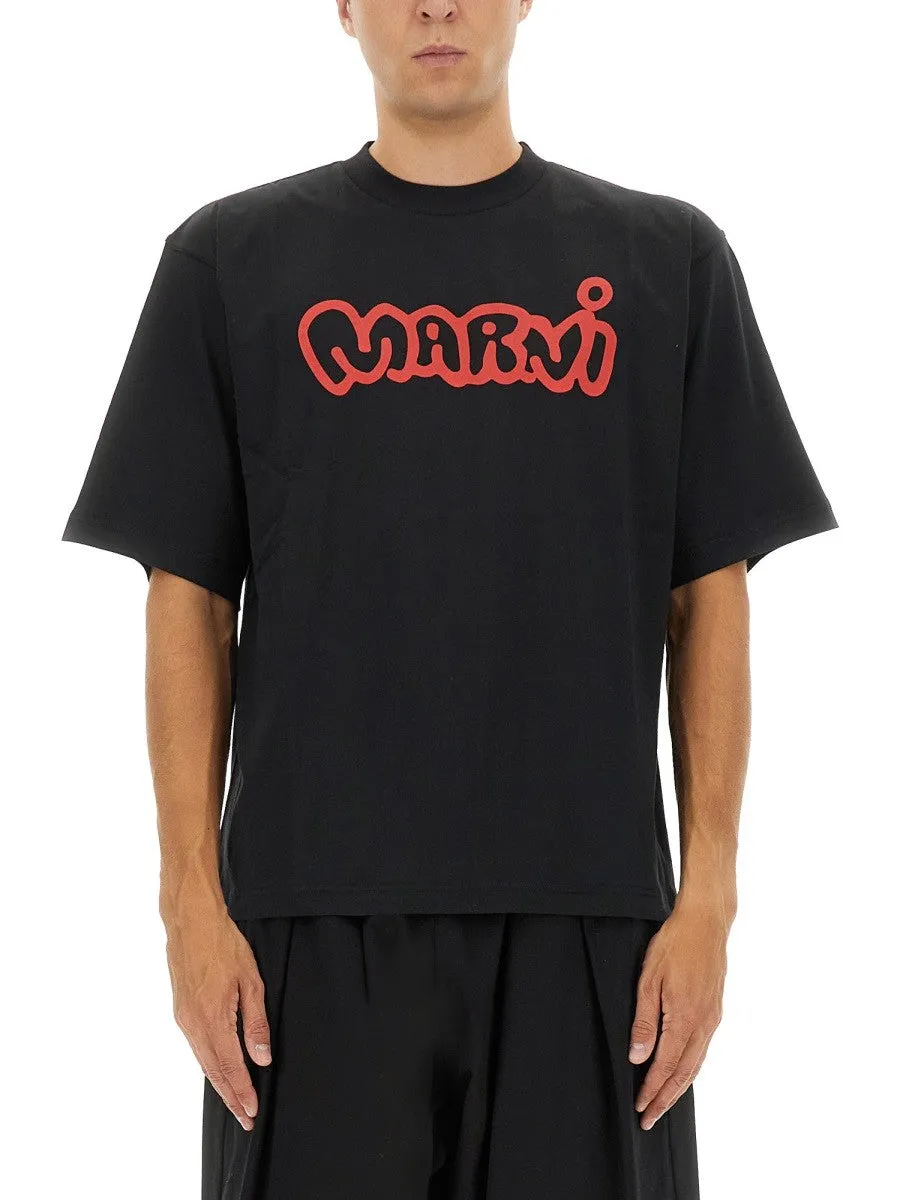 Marni T-SHIRT WITH PRINT sold by Siebentaschen