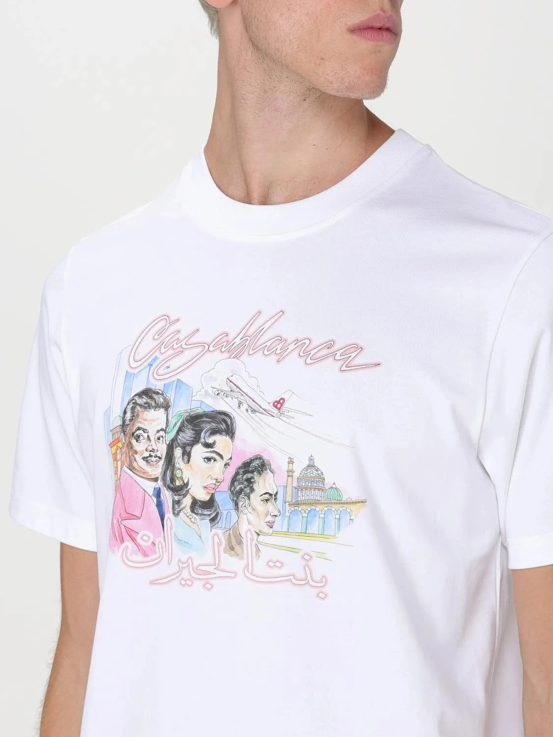 Casablanca T-shirt & Top White Man sold by Siebentaschen product image thumbnail 3