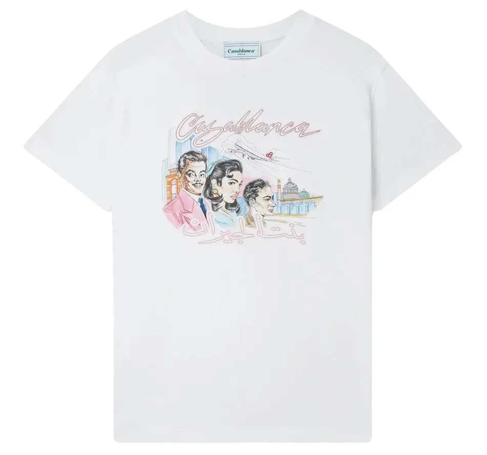 Casablanca T-shirt & Top White Man sold by Siebentaschen