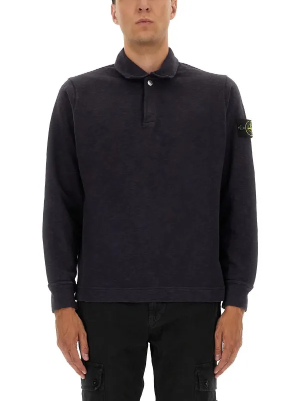 Stone Island COTTON VANISÉ POLO SHIRT sold by Siebentaschen